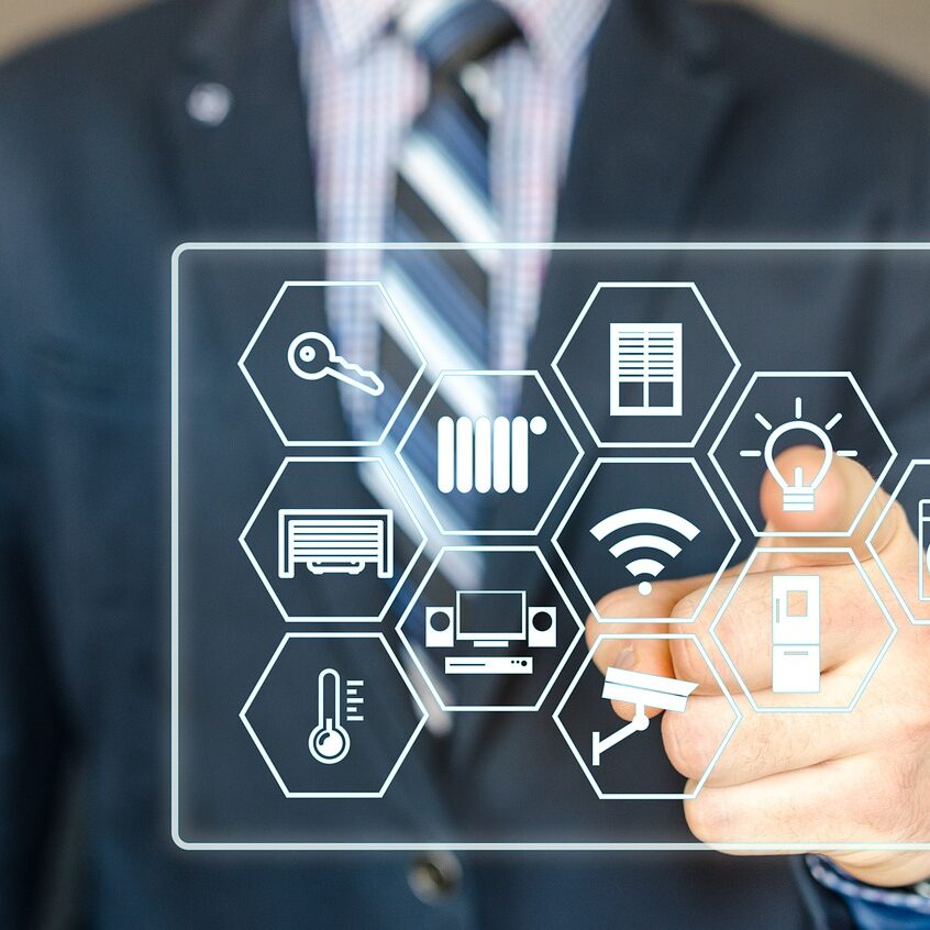 smart home, computer, internet